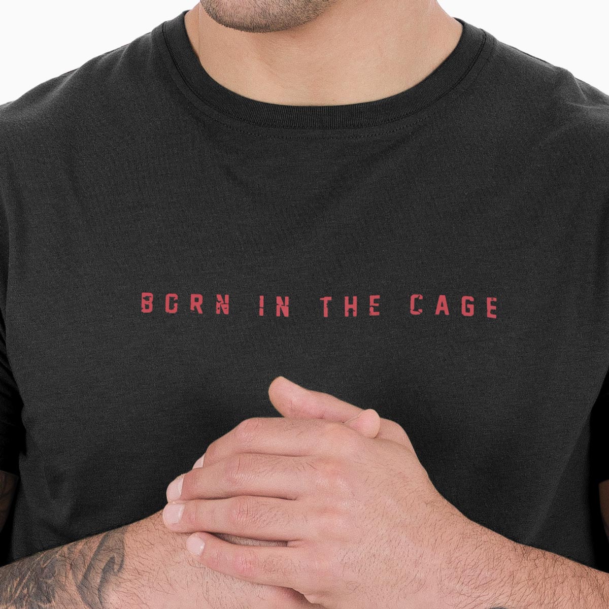 Edzőpóló - Born in the Cage - Fekete