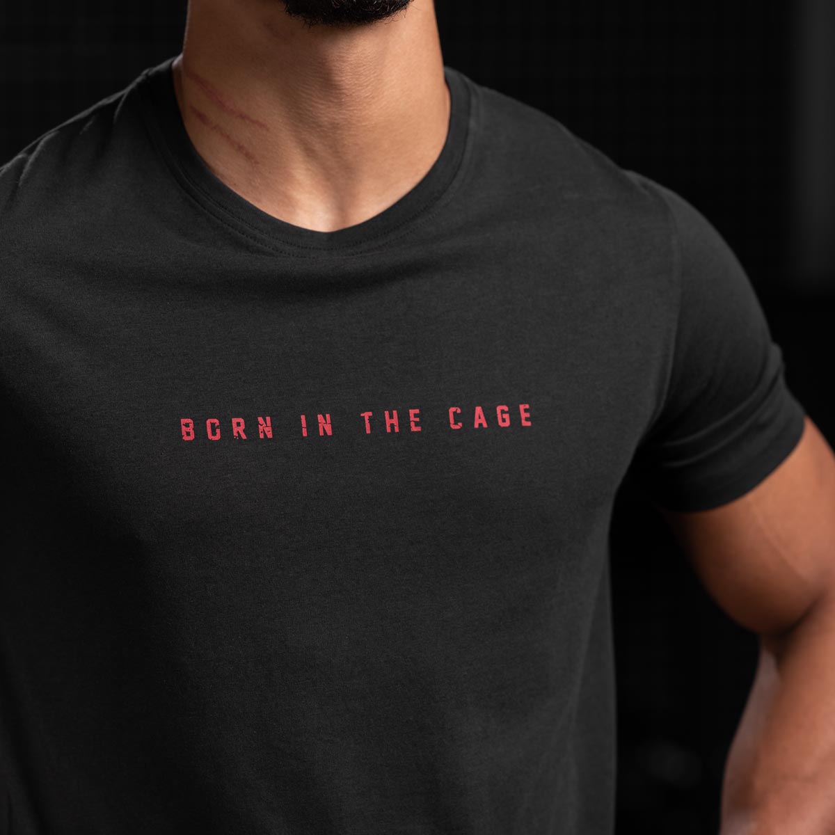 Edzőpóló - Born in the Cage - Fekete