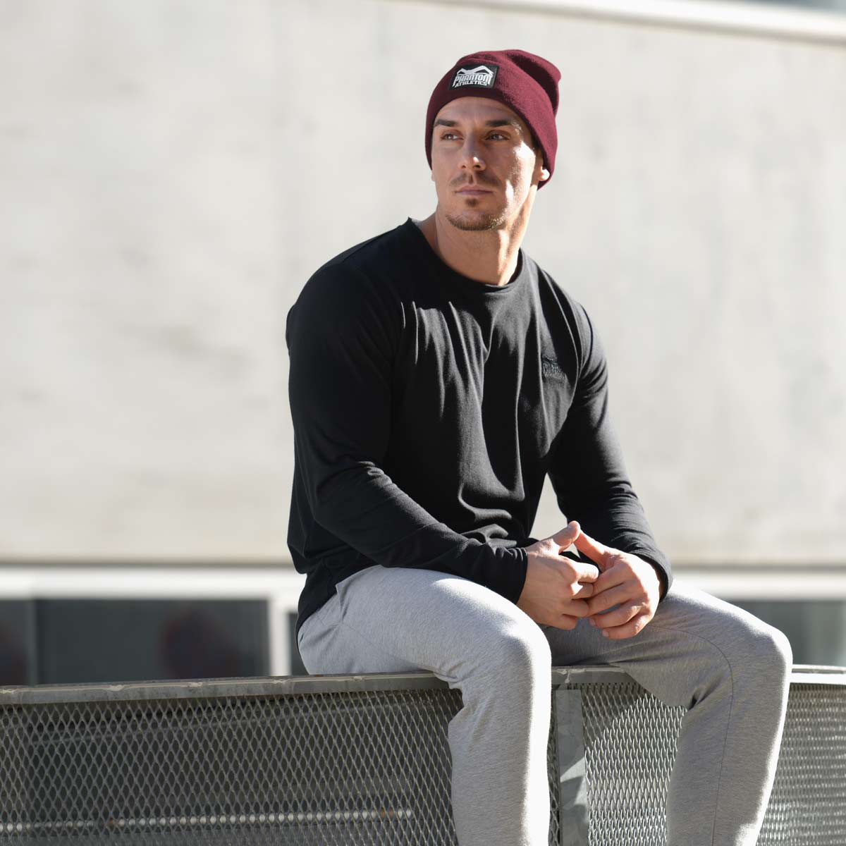 Beanie sapka - Team - Bordó